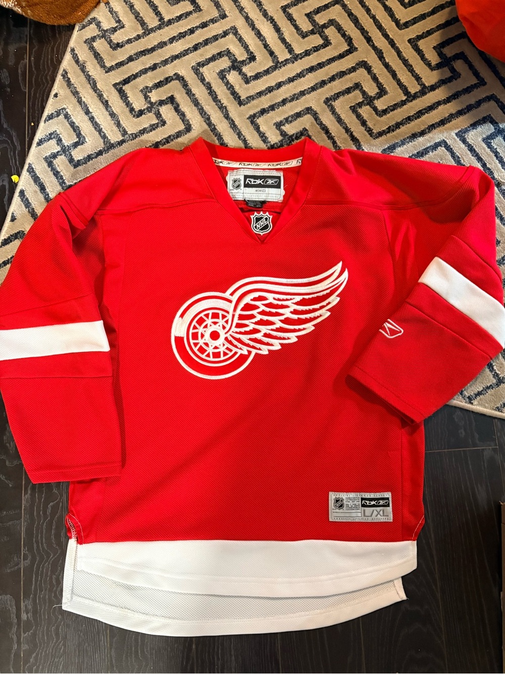 Reebok Kids' Detroit Red Wings Red Hockey Jersey